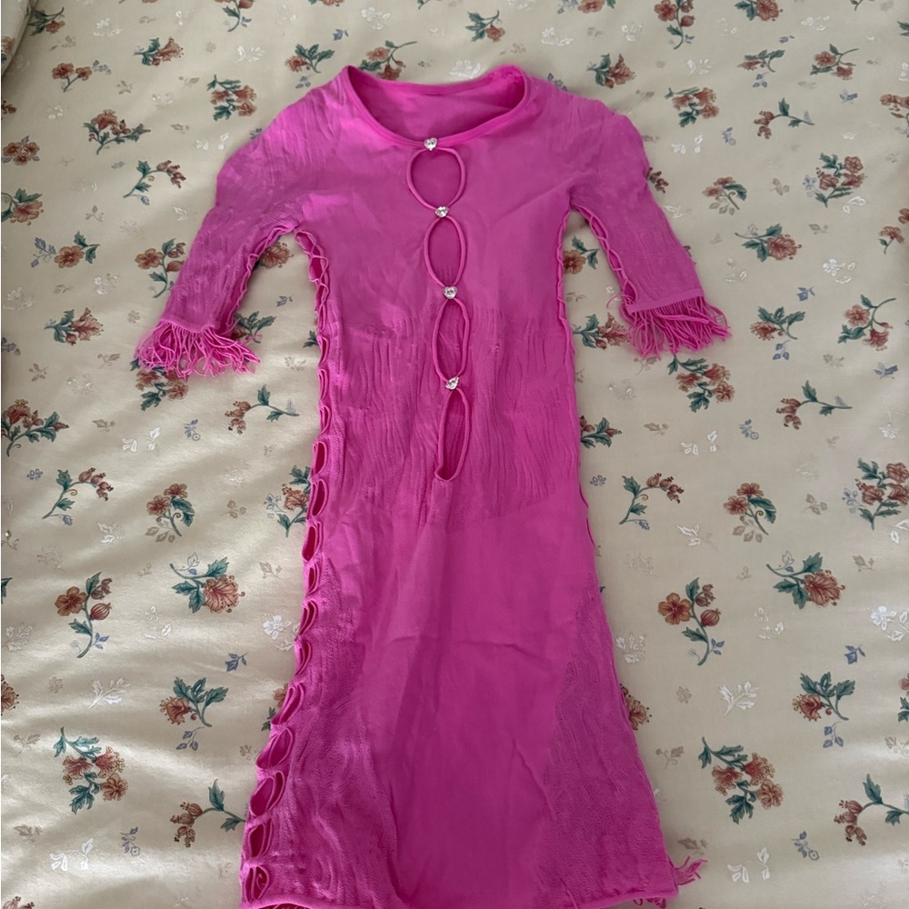 Poster girl Miranda pink dress